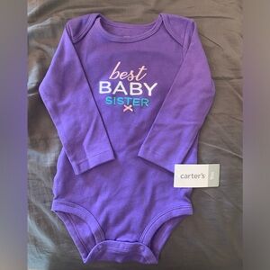 Carter’s One Piece “Best Baby Sister”